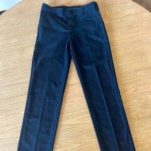 Dickies Flex Pants Boys Flat Front Size 16 Black